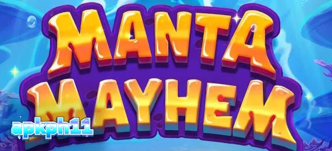 Tampilan visual slot Manta Mayhem dengan karakter makhluk laut dan Manta Ray